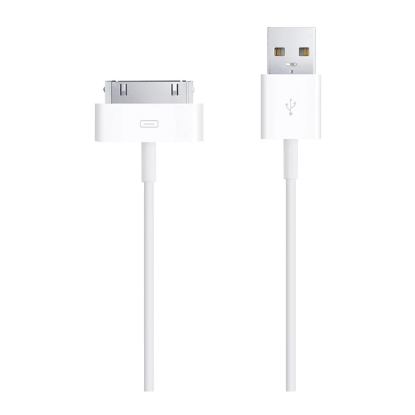Apple USB-A/30pin napájací kábel 1m biely - Káble a redukcie - Hlavný obrázok
