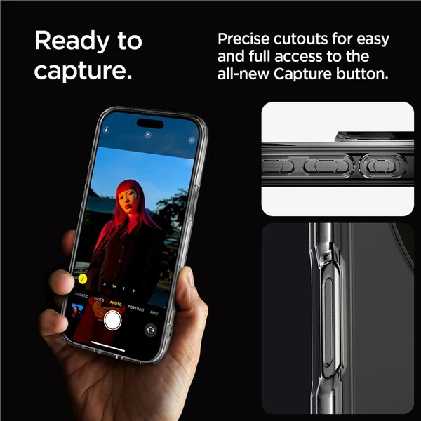 Spigen Ultra Hybrid MagSafe kryt iPhone 16 Pro Max graphite - Puzdra - Obrázok 3a147990ae4d412fb04e958884513354