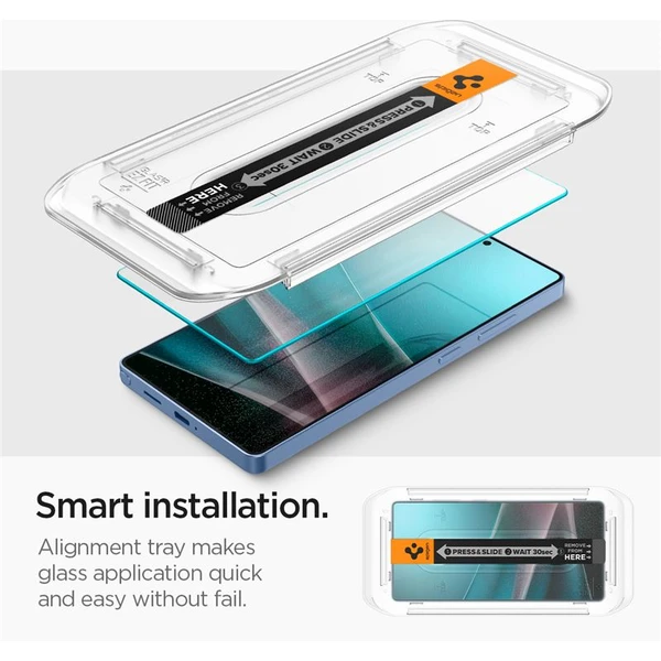 Spigen Glass TR EZ Fit HD sklo Samsung Galaxy S25 Ultra číre (2 ks) - Ochranné fólie a sklo - Obrázok 3a219a4538e74250b0cc0a35a8d2a4c7