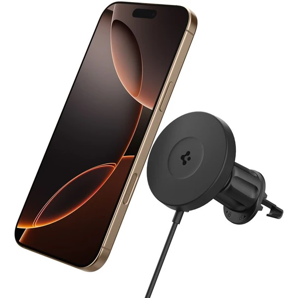 Spigen OneTap Pro 4 Airvent Hook Qi2 MagSafe držiak do mriežky ventilácie s nabíjaním čierny - Držiaky - Obrázok 3a235f5639904461b594756e66fde3a5