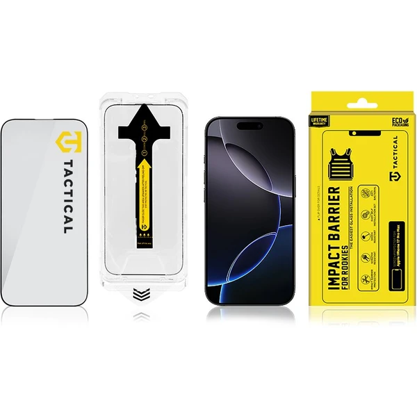 Tactical Impact Barrier pre Rookies sklo s aplikátorom Apple iPhone 17 Pro Max - Ochranné fólie a sklo - Obrázok 3a2adeda395941c2a7ad501e61298228