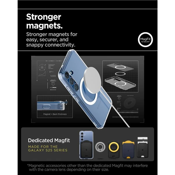 Spigen Ultra Hybrid MagSafe kryt Samsung Galaxy S25+ biely - Puzdra - Obrázok 3a3679f313484a859071d08a4b6fdd0c