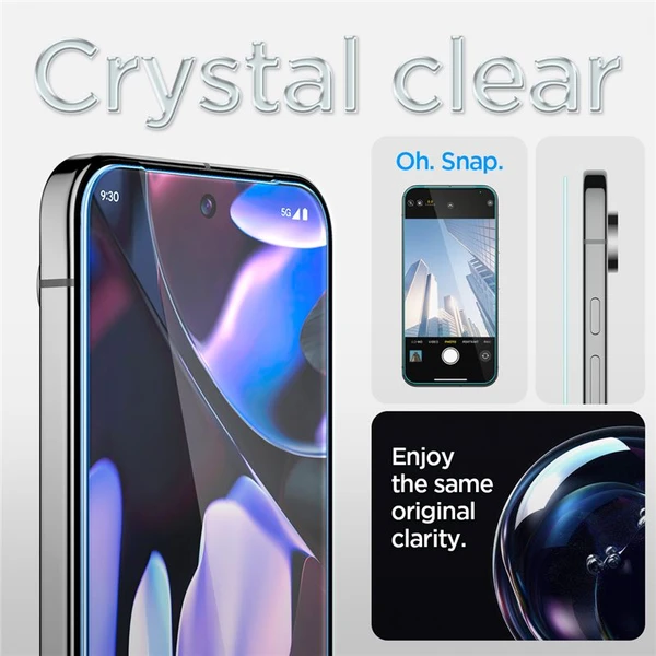 Spigen Glass tR EZ Fit 2 Pack tvrdené sklo Google Pixel 9 Pre XL číre - Ochranné fólie a sklo - Obrázok 3a38c34eba22429784940dd5c011d9b4