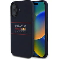 Oracle Red Bull Racing Silicone Horizontal Logo MagSafe kryt iPhone 16 Plus modrý - Puzdra