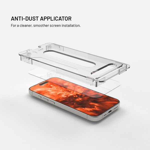 FIXED 2,5D tvrdené sklo s aplikátorom Apple iPhone 18 Pro Max, 2ks číre - Ochranné fólie a sklo - Obrázok 3a6504ca17834324a3916f67e740db1d
