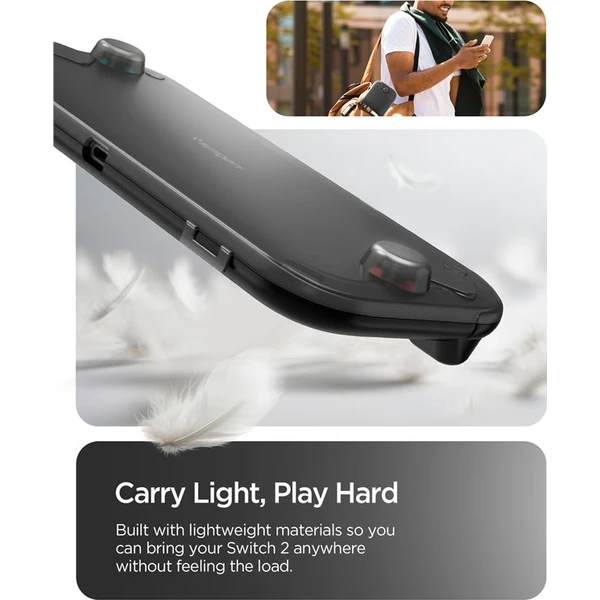 Spigen Thin Fit 360 puzdro pre Nintendo Switch 2 čierne - Puzdra - Obrázok 3a6593b33fea48da81bf462a84928b0c