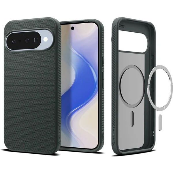 Spigen Liquid Air MagSafe kryt Google Pixel 10/10 Pro zelený - Puzdra - Hlavný obrázok