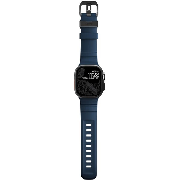 Nomad Rocky Point Band remienok Apple Watch 49/45/44/42mm čierny/modrý - Remienky - Obrázok 3ac58cb2050f498187a185a64011c723