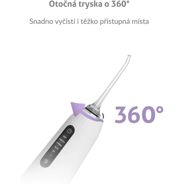 TrueLife AquaFloss Compact C200 ústna sprcha biela - Ústne sprchy - Obrázok 3aea90c57d4644d0968026cd04f16802