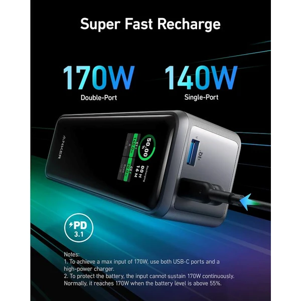 Anker Prime powerbanka 26250mAh, 300W čierna - Powerbanky - Obrázok 3af9a8e14cae4460a7812850b8a679c8