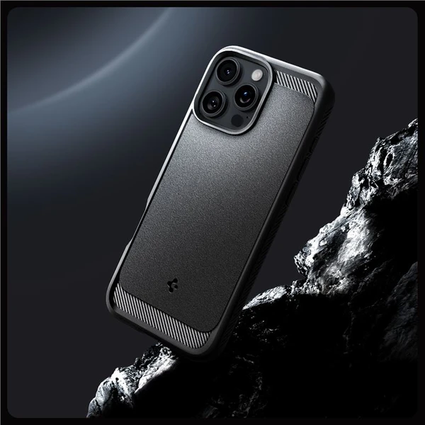 Spigen Rugged Armor MagSafe kryt iPhone 16 Pro matte black - Puzdra - Obrázok 3b0db6b76f5a40b89a2c09f7d410bb3d