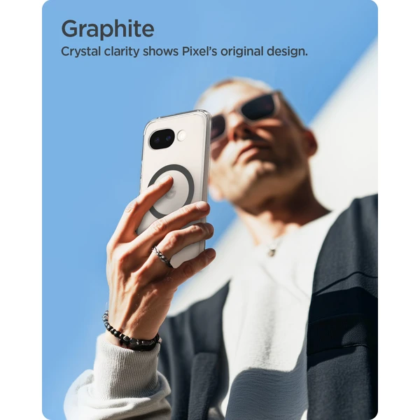 Spigen Ultra Hybrid MagSafe kryt Google Pixel 10a clear graphite - Puzdra - Obrázok 3b42530be11945eda915a6135ec4b0e4