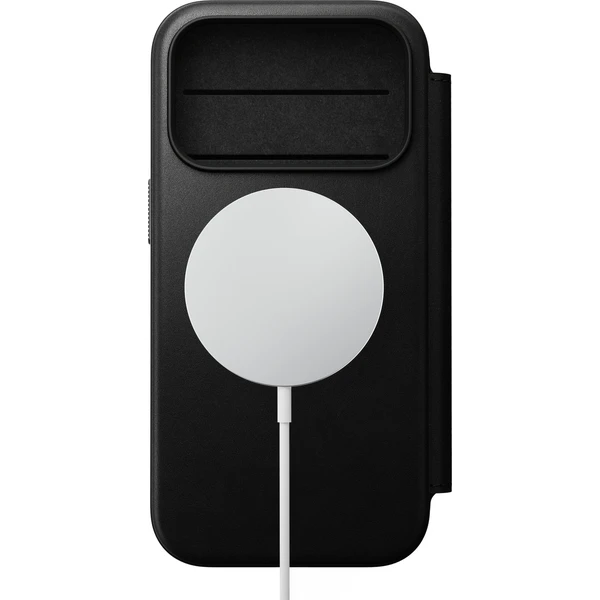 Nomad Modern Leather Folio MagSafe kožené puzdro iPhone 18 Pro Black - Puzdra - Obrázok 3b69740b4154415eabb4c3df767bc7b6