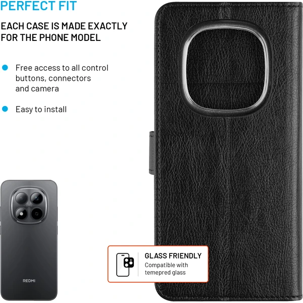 FIXED Opus flipové puzdro Xiaomi Redmi Note 15 Pro 5G čierne - Puzdra - Obrázok 3b83feadd5994665a46068956d85ed4c