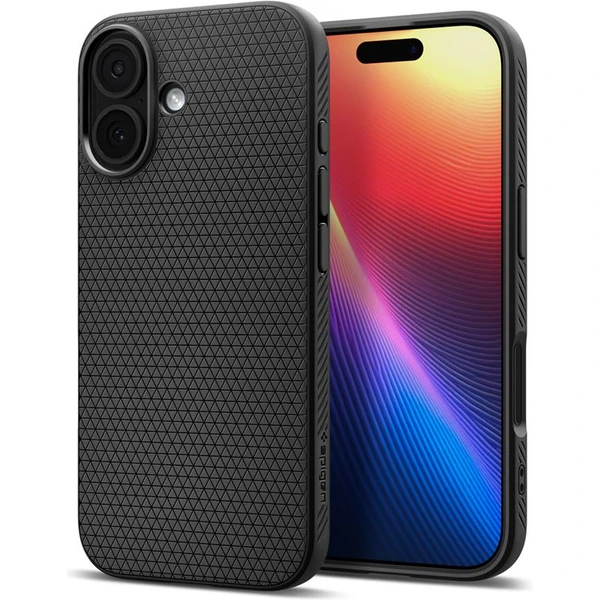 Spigen Liquid Air kryt iPhone 17 matte black - Puzdra - Hlavný obrázok