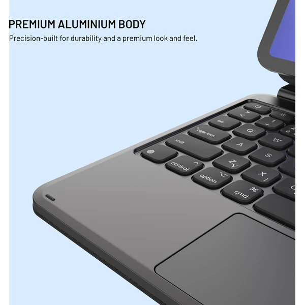 Puzdro s bezdrôtovou klávesnicou FIXED Typee Alu pre Apple iPad 10,9" (2022)/iPad 11" (2025), CZ, če - Puzdra s klávesnicou - Obrázok 3bb9b06dd17a476aa778e5ff3df56d58