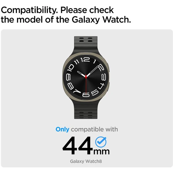Spigen Bezel Tune (Pilot) ochranný krúžok Galaxy Watch8 (44mm) strieborný - Puzdra - Obrázok 3bbadb5c20b8499bb0e7d5b1f0fe87cb