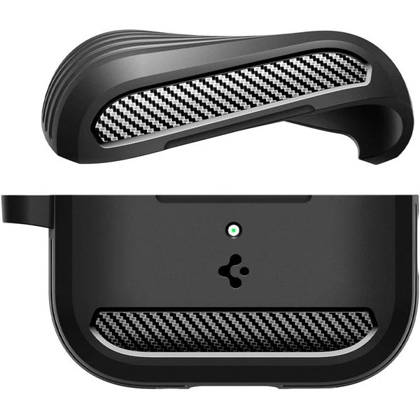 Spigen Rugged Armor puzdro AirPods Pro 3 matte black - Puzdra - Obrázok 3be846dc6f124d528ae07e16c3da775c