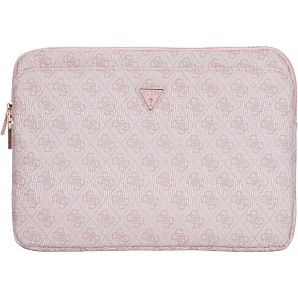 E-shop Guess PU 4G Triangle Logo obal pre notebook 14" ružový