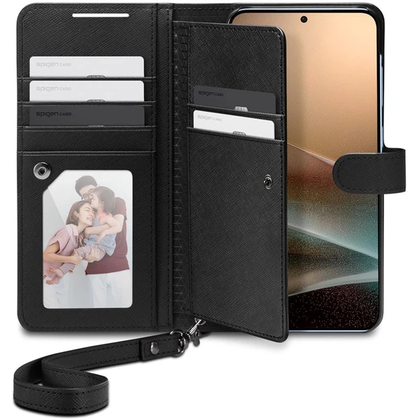 Spigen Wallet S púzdro Samsung Galaxy S25+ čierne - Puzdra - Obrázok 3bfd1a9fe49e415b8661bffd3479ab5e