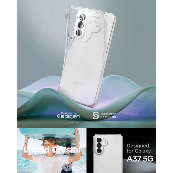 Spigen Liquid Crystal kryt Samsung Galaxy A37 5G krištáľovo priehľadný - Puzdra - Obrázok 3c0f483651b848389b131f2479021835