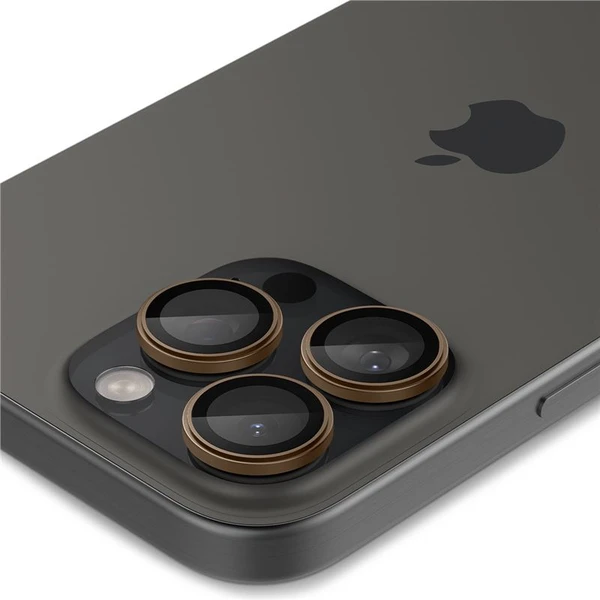 Spigen Glass tR EZ Fit Optik Pro sklá iPhone 17-16 Pro/17-16 Pro Max púštny titán (2 ks) - Ochranné fólie a sklo - Obrázok 3c213180c9b04040af8de9cb3273b657