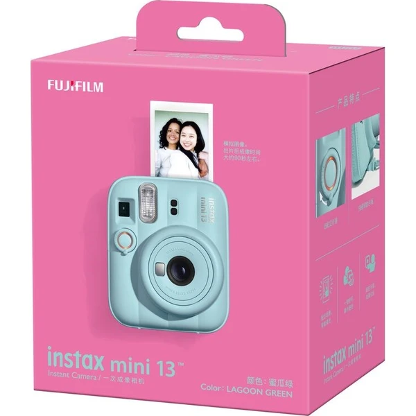 Fujifilm Instax Mini 13 Green - Fotoaparáty - Obrázok 3c295dceaff74f26928f71793741dfaa