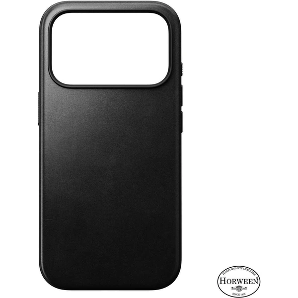 Nomad Modern Leather (Horween) MagSafe kožený kryt iPhone 18 Pro Black - Puzdra - Obrázok 3c36da1df7a84155a4cde7f4a4644c89