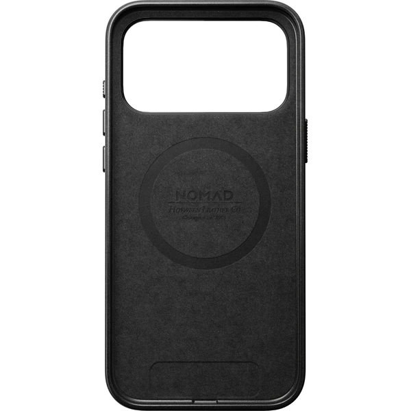 Nomad Traditional Leather (Horween) MagSafe kožený kryt iPhone 17 Pro Max/18 Pro Max Black - Puzdra - Obrázok 3c508e4dc6c04ce992310081a7eeffea
