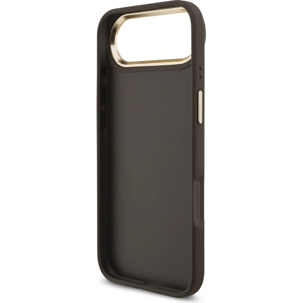 Guess PU Leather 4G Metal Logo Gold Frame kryt iPhone Air hnedý - Puzdra - Obrázok 3c5cb09051854ad9a08e3ee48ac3a6ab