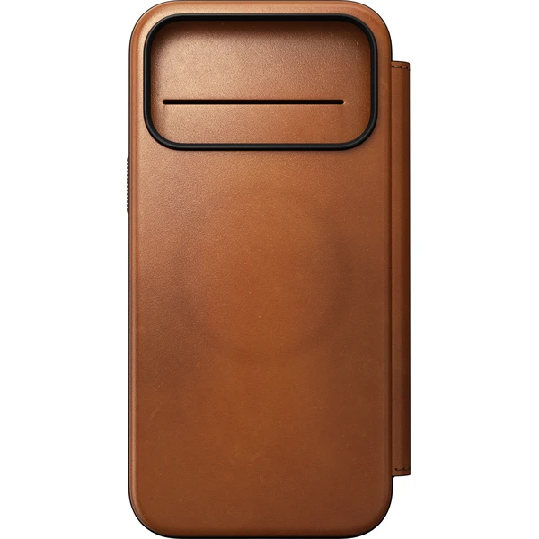 Nomad Modern Leather Folio (Horween) MagSafe kožené puzdro iPhone 17 Pro Max/18 Pro Max Saddle - Puzdra - Obrázok 3c6d267e17fc4298b638960126329fcb