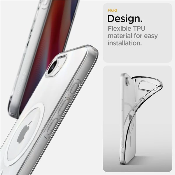 Spigen Liquid Crystal MagSafe kryt iPhone 17e/16e biely - Puzdra - Obrázok 3c8fd7f1d5264a90a78465cf113fda72