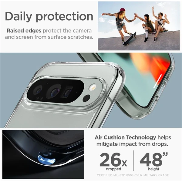 Spigen Ultra Hybrid kryt Google Pixel 9 Pro XL číry - Puzdra - Obrázok 3cac2328c182459099abeb39b07ce288