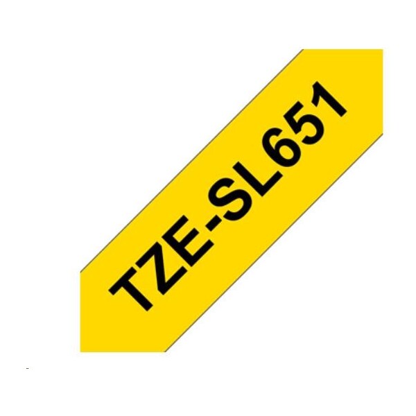 Brother Tze-SL651 páska čierna na žltom 24 mm extra lepidlo
