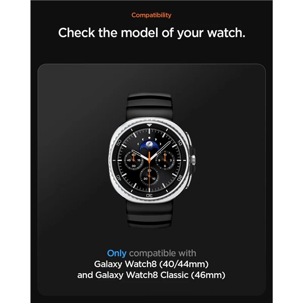 Spigen Silicone Band remienok Samsung Galaxy Watch8/Classic 46mm/44mm/40mm čierny - Remienky - Obrázok 3ccb8f5ce15b4f81ae3739e39a91d931