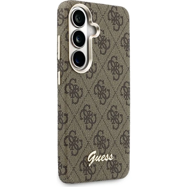 Guess PU 4G Script Metal Logo Magnetický kryt Samsung Galaxy S26 hnedý - Puzdra - Obrázok 3cd455ff9aef4b5ca05cab2eb6a6317f