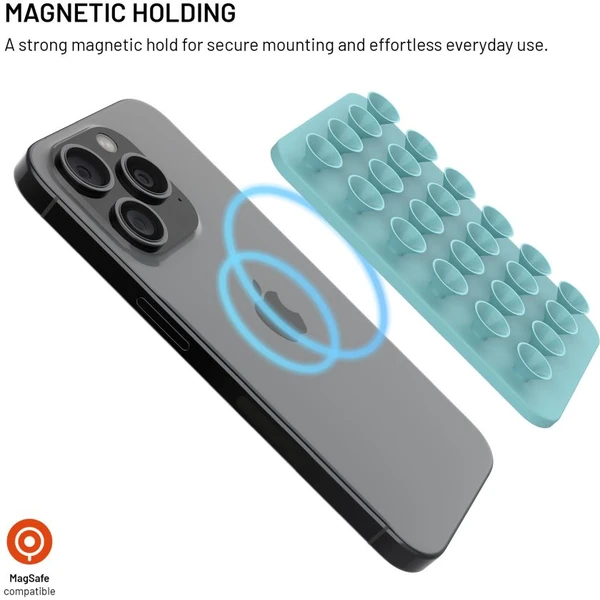 FIXED MagMate MagSafe držiak s prísavkami tyrkysový - Držiaky - Obrázok 3ce95728356f438589c8450d67a655fc