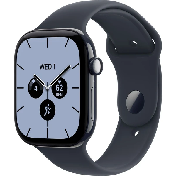 Apple Watch Series 12 Cellular (46mm) Nocně modrá keramika s námořnicky modrým sportovním řemínkem M - Inteligentné hodinky - Hlavný obrázok