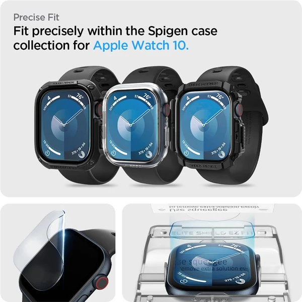 Spigen Eliteshield EZ Fit ochranná fólia Apple Watch Series 10 (46mm) 2 ks - Ochranné fólie a sklo - Obrázok 3d0893f669744f808387eb213b8f4013