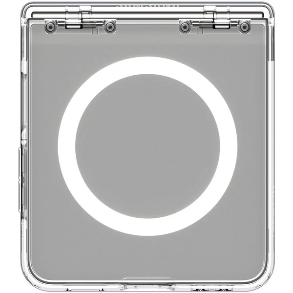 Spigen Ultra Hybrid Pro MagSafe kryt Samsung Galaxy Z Flip7 číry/biely - Puzdra - Obrázok 3d24f4930dab45158793a764779a98cb