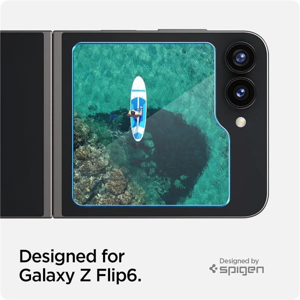 Spigen Glass TR EZ Fit Cover sklo Samsung Galaxy Flip6/Z Flip7 FE (2 ks) - Ochranné fólie a sklo - Obrázok 3d56d6ec8f8d479a9c1b532dfe6916bb