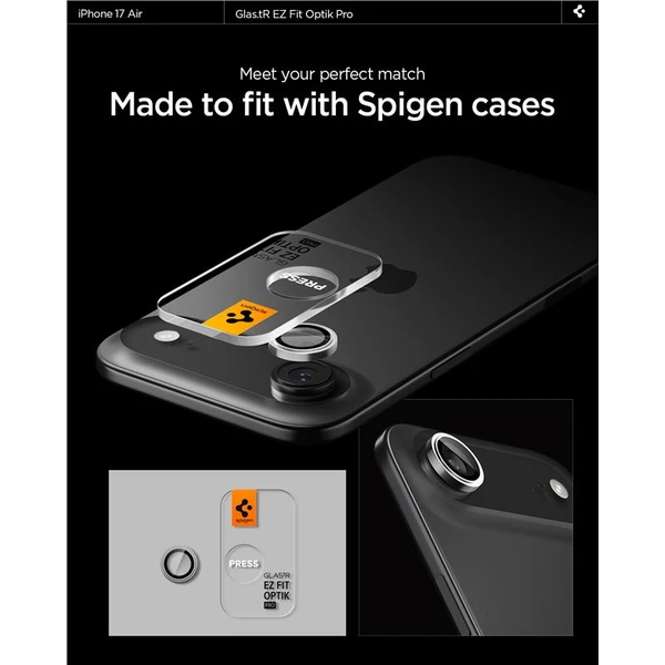 Spigen Glass TR EZ Fit Optik Pro skla iPhone Air silver (2 ks) - Ochranné fólie a sklo - Obrázok 3d8fa5a513ef48e1b50bb7475ced3bfa