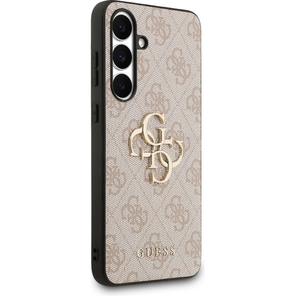 Guess PU 4G Metal Logo Zadný Kryt pre Samsung Galaxy S25 FE ružový - Puzdra - Obrázok 3d98f642d7994dc38d8ae2b991bbc9b7