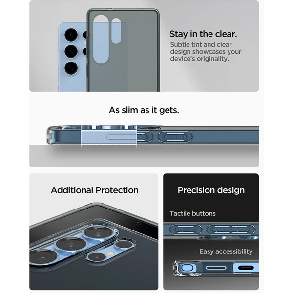 Spigen Liquid Crystal kryt Samsung Galaxy S25 Ultra dymový - Puzdra - Obrázok 3d9bd6ce367b417f9c745ba675b00dda