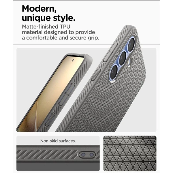 Spigen Liquid Air kryt Samsung Galaxy S25+ sivý - Puzdra - Obrázok 3d9e6c00b19e4acbb149976906ab3860
