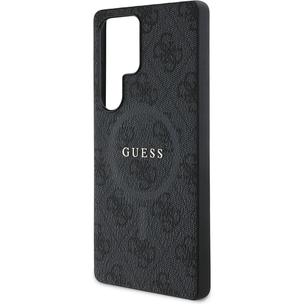Guess PU Leather 4G Colored Ring MagSafe kryt Samsung Galaxy S25 Ultra čierny - Puzdra - Obrázok 3dd268646baa4d079d0fcaafd49e9831