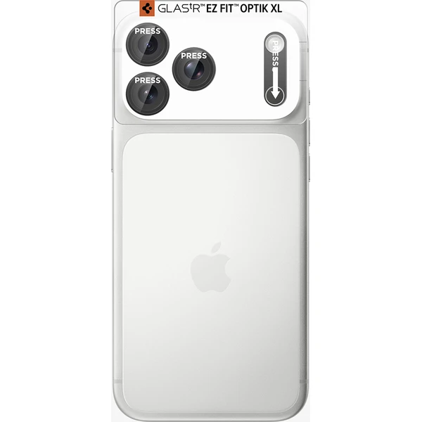 Spigen Glass tR EZ Fit Optik Pro XL 1 Pack sklo na fotoaparát iPhone 18 Pro Max tmavošedé - Ochranné fólie a sklo - Obrázok 3df0169033ce4fa784a61d056f6e5907