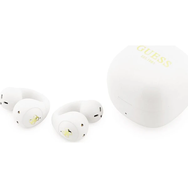 Guess Mini Classic Logo OWS Bezdrôtové Slúchadlá White - Slúchadlá - Hlavný obrázok