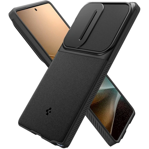 Spigen Optik Armor kryt Samsung Galaxy S25 Ultra čierny - Puzdra - Obrázok 3e44ac1924a24ad1b8715204737ef98e