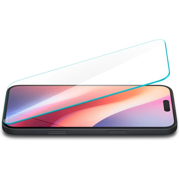 Spigen Glass tR Slim HD tvrdené sklo iPhone 15/16 číre - Ochranné fólie a sklo - Obrázok 3e5390f5a99a43fd9709008620a26f44